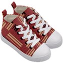 Abstract pattern geometric backgrounds   Kids  Mid-Top Canvas Sneakers View3