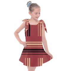 Abstract Pattern Geometric Backgrounds   Kids  Tie Up Tunic Dress by Eskimos