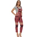 Abstract pattern geometric backgrounds   Women s Pinafore Overalls Jumpsuit View3