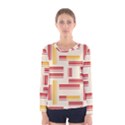 Abstract pattern geometric backgrounds   Women s Long Sleeve Tee View1