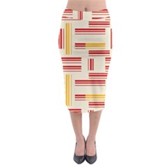 Abstract Pattern Geometric Backgrounds   Midi Pencil Skirt by Eskimos