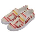 Abstract pattern geometric backgrounds   Men s Canvas Slip Ons View2