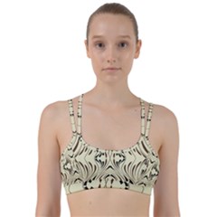 Folk Flowers Print Floral Pattern Ethnic Art Line Them Up Sports Bra by Eskimos