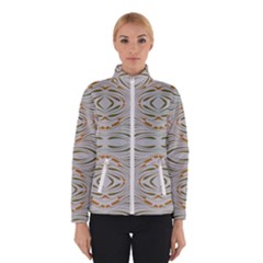 Folk Flowers Print Floral Pattern Ethnic Art Women s Bomber Jacket by Eskimos