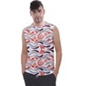 Folk flowers print Floral pattern Ethnic art Men s Regular Tank Top View1