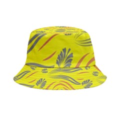 Folk Flowers Print Floral Pattern Ethnic Art Inside Out Bucket Hat by Eskimos