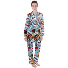 Revive Satin Long Sleeve Pajamas Set by revive