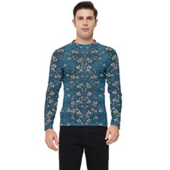 Waterlilies In The Calm Lake Of Beauty And Herbs Men s Long Sleeve Rash Guard by pepitasart