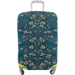 Waterlilies In The Calm Lake Of Beauty And Herbs Luggage Cover (large) by pepitasart