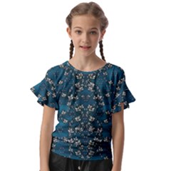 Waterlilies In The Calm Lake Of Beauty And Herbs Kids  Cut Out Flutter Sleeves by pepitasart