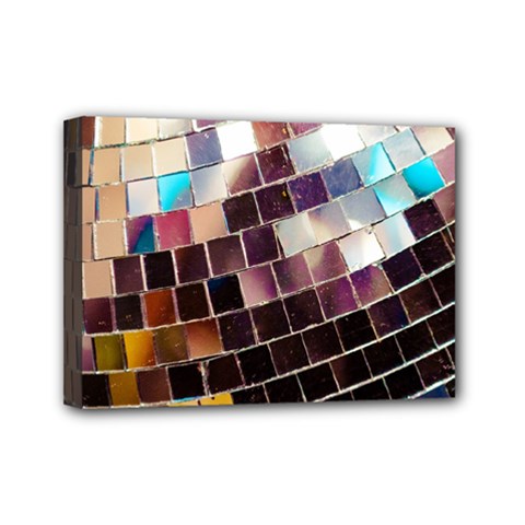 Funky Disco Ball Mini Canvas 7  X 5  (stretched) by essentialimage365