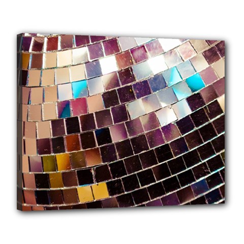 Funky Disco Ball Canvas 20  X 16  (stretched) by essentialimage365