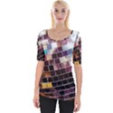 Funky Disco Ball Wide Neckline Tee View1