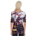 Funky Disco Ball Wide Neckline Tee View2