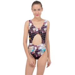 Funky Disco Ball Center Cut Out Swimsuit by essentialimage365