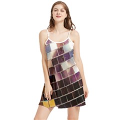 Funky Disco Ball Summer Frill Dress by essentialimage365