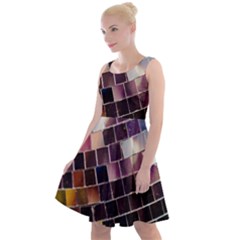 Funky Disco Ball Knee Length Skater Dress by essentialimage365