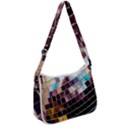 Funky Disco Ball Zip Up Shoulder Bag View1