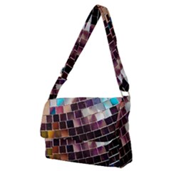 Funky Disco Ball Full Print Messenger Bag (m) by essentialimage365