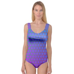 Hex Circle Points Vaporwave One Princess Tank Leotard  by WetdryvacsLair