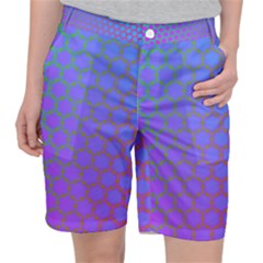 Hex Circle Points Vaporwave One Pocket Shorts by WetdryvacsLair