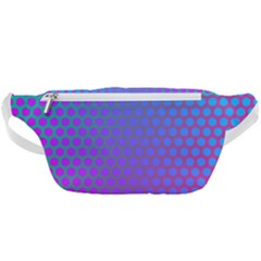 Hex Circle Points Vaporwave One Waist Bag  by WetdryvacsLair