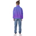 Hex Circle Points Vaporwave One Kids  Half Zip Hoodie View2