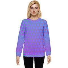 Hex Circle Points Vaporwave One Hidden Pocket Sweatshirt by WetdryvacsLair