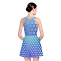 Hex Circle Points Vaporwave Three Reversible Skater Dress View2