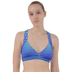 Hex Circle Points Vaporwave Three Sweetheart Sports Bra by WetdryvacsLair