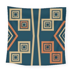 Abstract Pattern Geometric Backgrounds   Square Tapestry (large) by Eskimos