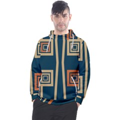 Abstract Pattern Geometric Backgrounds   Men s Pullover Hoodie by Eskimos