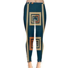 Abstract Pattern Geometric Backgrounds   Inside Out Leggings