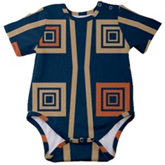 Abstract Pattern Geometric Backgrounds   Baby Short Sleeve Onesie Bodysuit by Eskimos