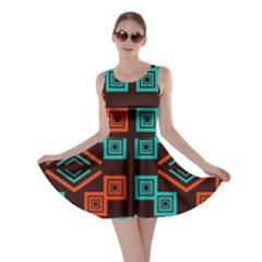 Abstract Pattern Geometric Backgrounds   Skater Dress by Eskimos