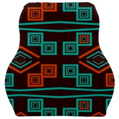 Abstract Pattern Geometric Backgrounds   Car Seat Velour Cushion  by Eskimos