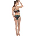 Abstract pattern geometric backgrounds   Racer Front Bikini Set View2