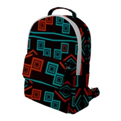 Abstract Pattern Geometric Backgrounds   Flap Pocket Backpack (large) by Eskimos