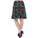 Abstract pattern geometric backgrounds   Fishtail Chiffon Skirt View2