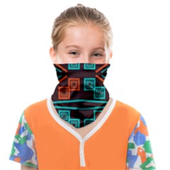 Abstract Pattern Geometric Backgrounds   Face Covering Bandana (kids) by Eskimos