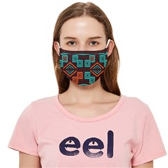 Abstract Pattern Geometric Backgrounds   Cloth Face Mask (adult) by Eskimos