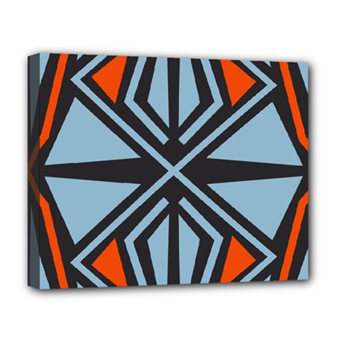 Abstract Geometric Design    Deluxe Canvas 20  X 16  (stretched) by Eskimos