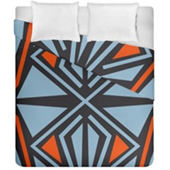 Abstract Geometric Design    Duvet Cover Double Side (california King Size) by Eskimos