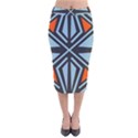 Abstract geometric design    Velvet Midi Pencil Skirt View1