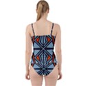 Abstract geometric design    Cut Out Top Tankini Set View2