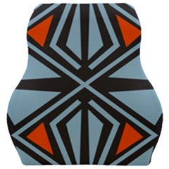 Abstract Geometric Design    Car Seat Velour Cushion  by Eskimos