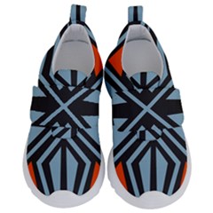 Abstract Geometric Design    Kids  Velcro No Lace Shoes by Eskimos