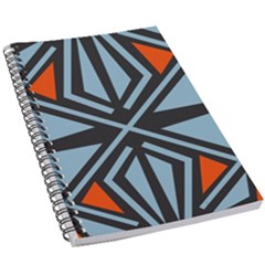 Abstract Geometric Design    5 5  X 8 5  Notebook by Eskimos