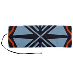 Abstract Geometric Design    Roll Up Canvas Pencil Holder (m) by Eskimos