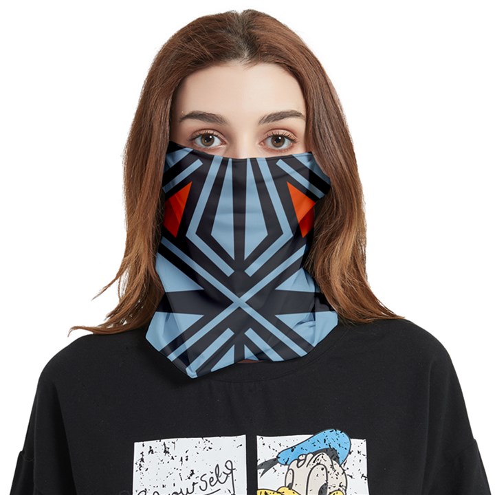 Abstract geometric design    Face Covering Bandana (Two Sides)